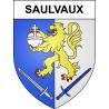 Saulvaux Sticker wappen, gelsenkirchen, augsburg, klebender aufkleber
