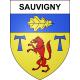 Sauvigny Sticker wappen, gelsenkirchen, augsburg, klebender aufkleber