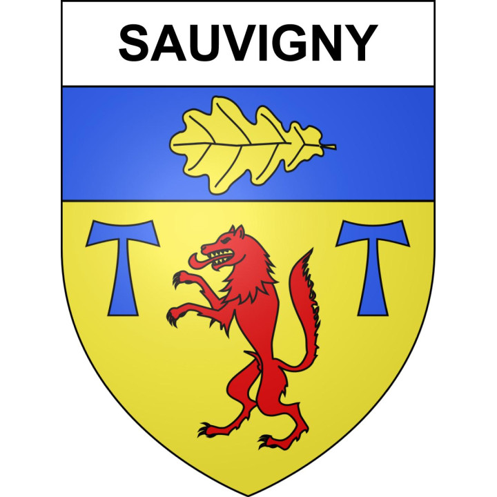Sauvigny 55 ville sticker blason écusson autocollant adhésif