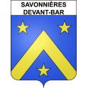 Savonnières-devant-Bar 55 ville sticker blason écusson autocollant adhésif