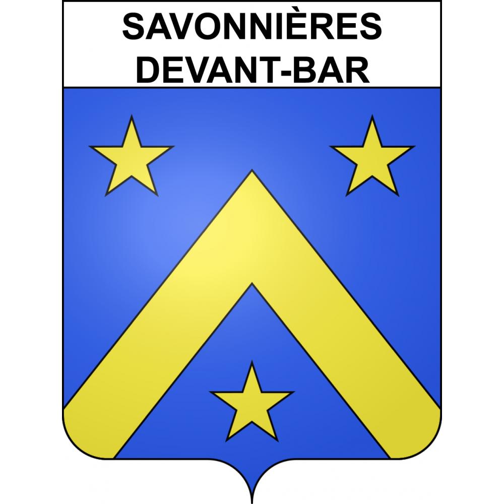 Pegatinas escudo de armas de Savonnières-devant-Bar adhesivo de la etiqueta engomada