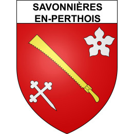 Stickers coat of arms Savonnières-en-Perthois adhesive sticker