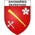 Savonnières-en-Perthois 55 ville sticker blason écusson autocollant adhésif