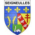 Seigneulles 55 ville sticker blason écusson autocollant adhésif