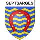 Stickers coat of arms Septsarges adhesive sticker