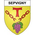 Sepvigny Sticker wappen, gelsenkirchen, augsburg, klebender aufkleber