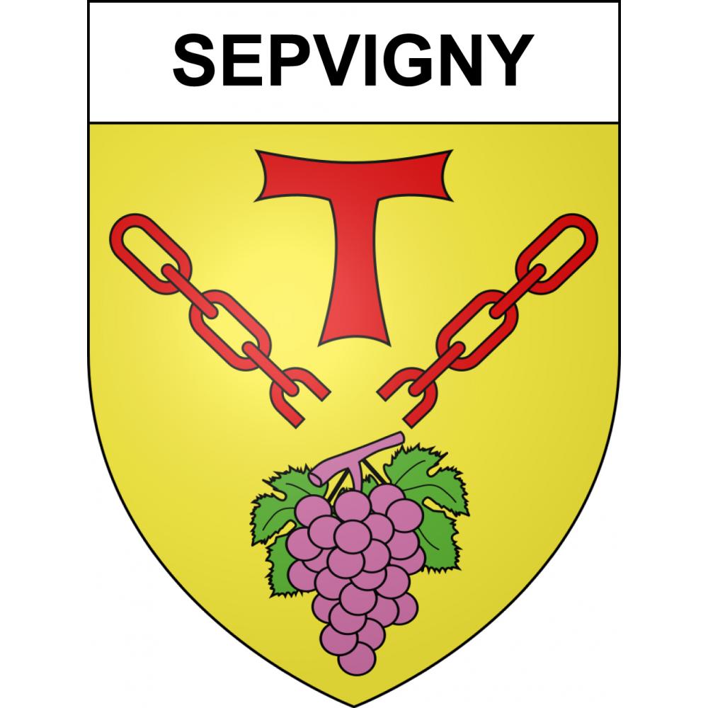 Stickers coat of arms Sepvigny adhesive sticker