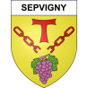 Adesivi stemma Sepvigny adesivo
