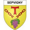 Stickers coat of arms Sepvigny adhesive sticker
