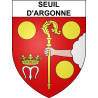 Stickers coat of arms Seuil-d'Argonne adhesive sticker