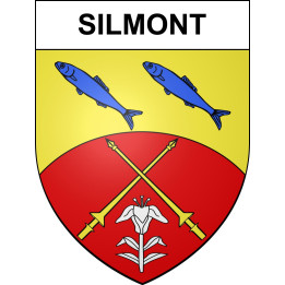 Pegatinas escudo de armas de Silmont adhesivo de la etiqueta engomada