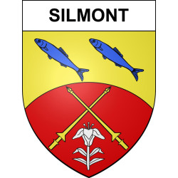Pegatinas escudo de armas de Silmont adhesivo de la etiqueta engomada