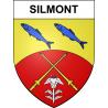 Silmont 55 ville sticker blason écusson autocollant adhésif