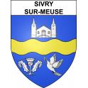 Sivry-sur-Meuse 55 ville sticker blason écusson autocollant adhésif