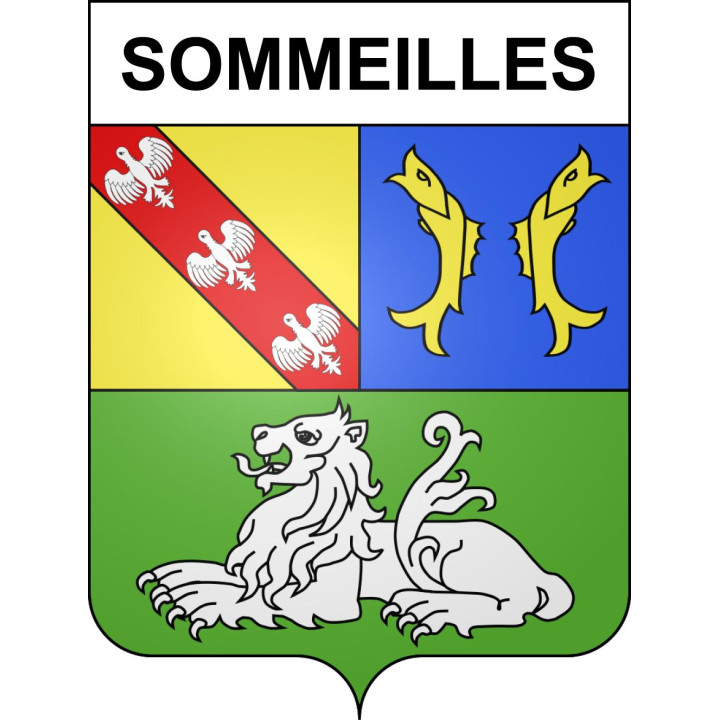 Sommeilles 55 ville sticker blason écusson autocollant adhésif