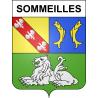Stickers coat of arms Sommeilles adhesive sticker