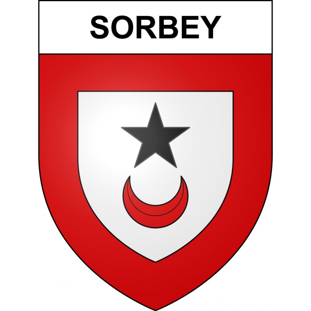 Sorbey 55 ville sticker blason écusson autocollant adhésif