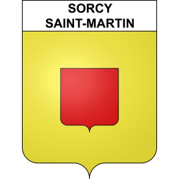 Stickers coat of arms Sorcy-Saint-Martin adhesive sticker