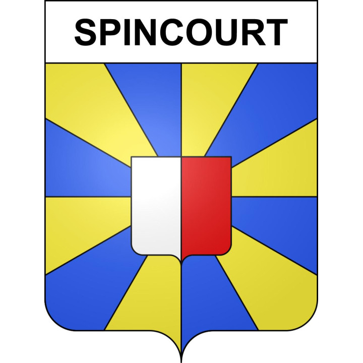 Stickers coat of arms Spincourt adhesive sticker