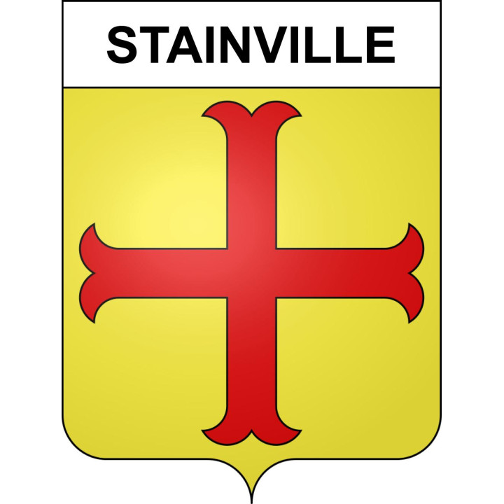 Stainville Sticker wappen, gelsenkirchen, augsburg, klebender aufkleber
