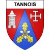 Tannois 55 ville sticker blason écusson autocollant adhésif