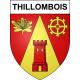 Thillombois 55 ville sticker blason écusson autocollant adhésif