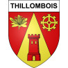 Pegatinas escudo de armas de Thillombois adhesivo de la etiqueta engomada
