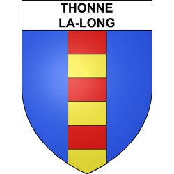 Stickers coat of arms Thonne-la-Long adhesive sticker