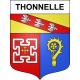 Thonnelle 55 ville sticker blason écusson autocollant adhésif