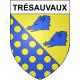 Trésauvaux 55 ville sticker blason écusson autocollant adhésif
