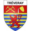 Tréveray 55 ville sticker blason écusson autocollant adhésif
