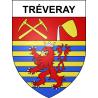 Tréveray 55 ville sticker blason écusson autocollant adhésif