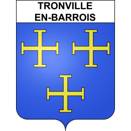 Tronville-en-Barrois Sticker wappen, gelsenkirchen, augsburg, klebender aufkleber