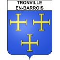 Stickers coat of arms Tronville-en-Barrois adhesive sticker