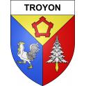 Troyon Sticker wappen, gelsenkirchen, augsburg, klebender aufkleber