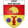 Ugny-sur-Meuse 55 ville sticker blason écusson autocollant adhésif