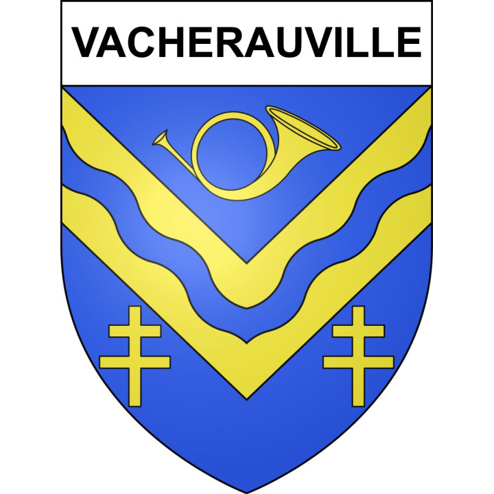 Stickers coat of arms Vacherauville adhesive sticker