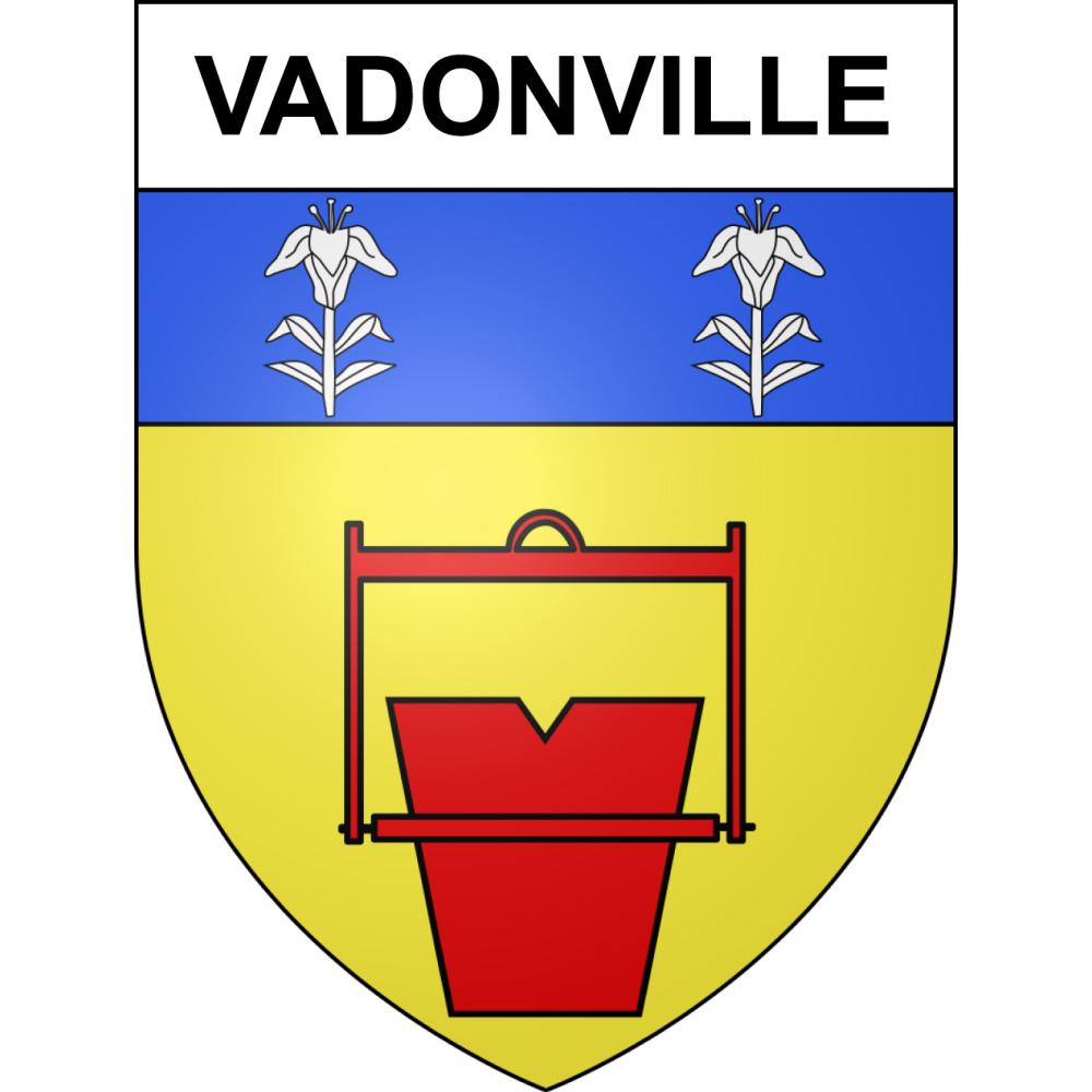 Vadonville 55 ville sticker blason écusson autocollant adhésif