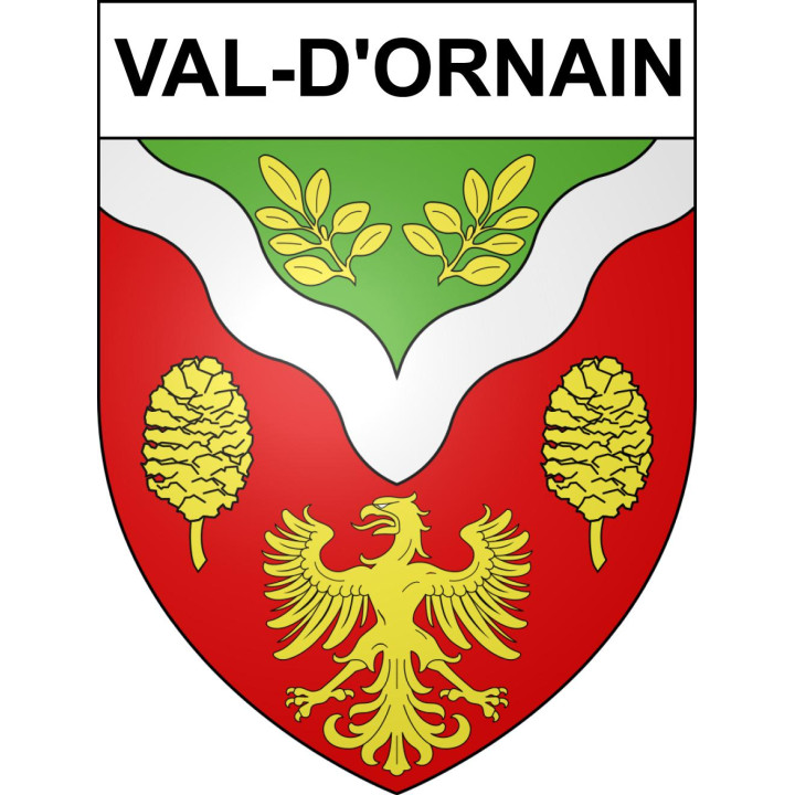 Stickers coat of arms Val-d'Ornain adhesive sticker