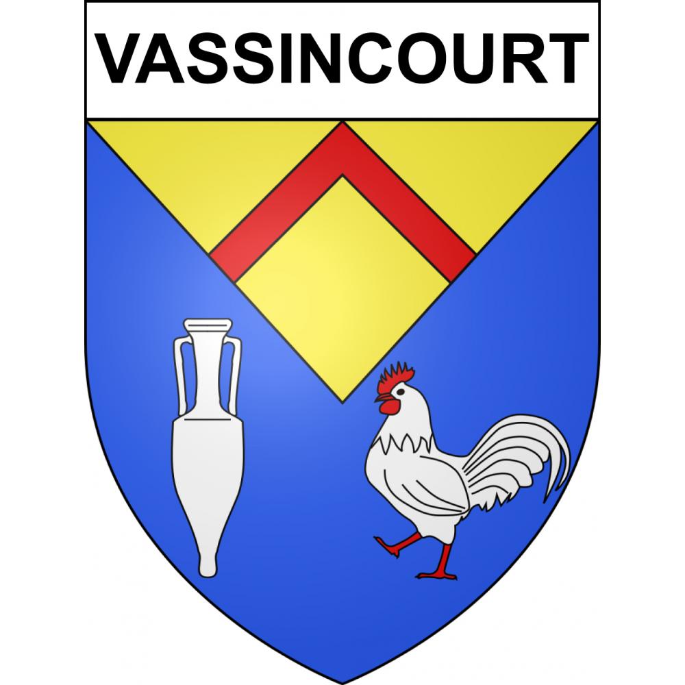 Vassincourt Sticker wappen, gelsenkirchen, augsburg, klebender aufkleber