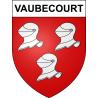 Stickers coat of arms Vaubecourt adhesive sticker