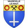 Stickers coat of arms Vaudeville-le-Haut adhesive sticker
