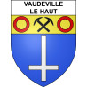 Vaudeville-le-Haut Sticker wappen, gelsenkirchen, augsburg, klebender aufkleber