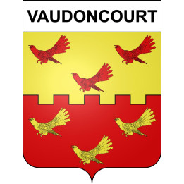 Stickers coat of arms Vaudoncourt adhesive sticker