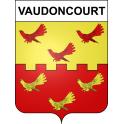 Vaudoncourt 55 ville sticker blason écusson autocollant adhésif