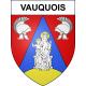 Pegatinas escudo de armas de Vauquois adhesivo de la etiqueta engomada
