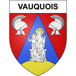 Vauquois 55 ville sticker blason écusson autocollant adhésif