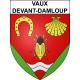 Vaux-devant-Damloup Sticker wappen, gelsenkirchen, augsburg, klebender aufkleber