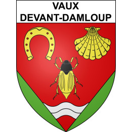 Vaux-devant-Damloup Sticker wappen, gelsenkirchen, augsburg, klebender aufkleber