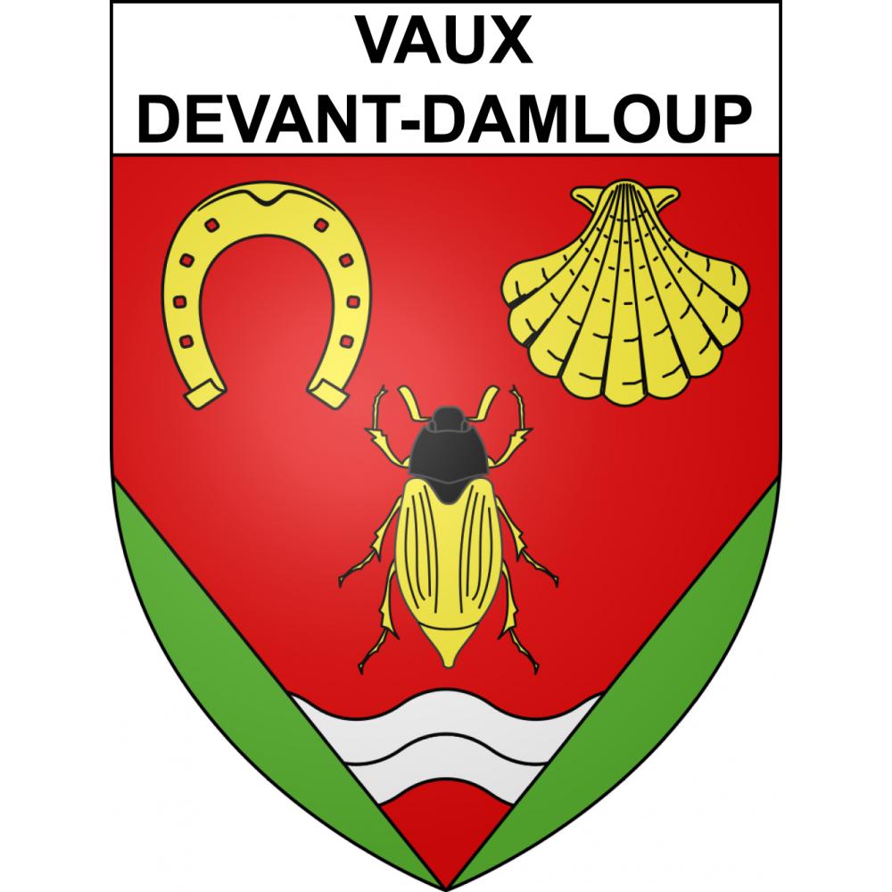 Stickers coat of arms Vaux-devant-Damloup adhesive sticker